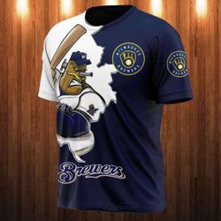 get stylish milwaukee brewers printing apparel - limited stock! 2024-2025 t-shirt
