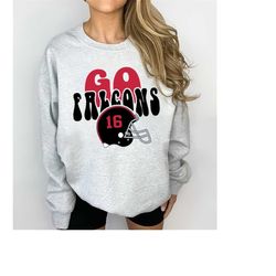 custom football sweatshirt, personalized football mom crewneck, football fan pullover, football number sweatshirt, custo