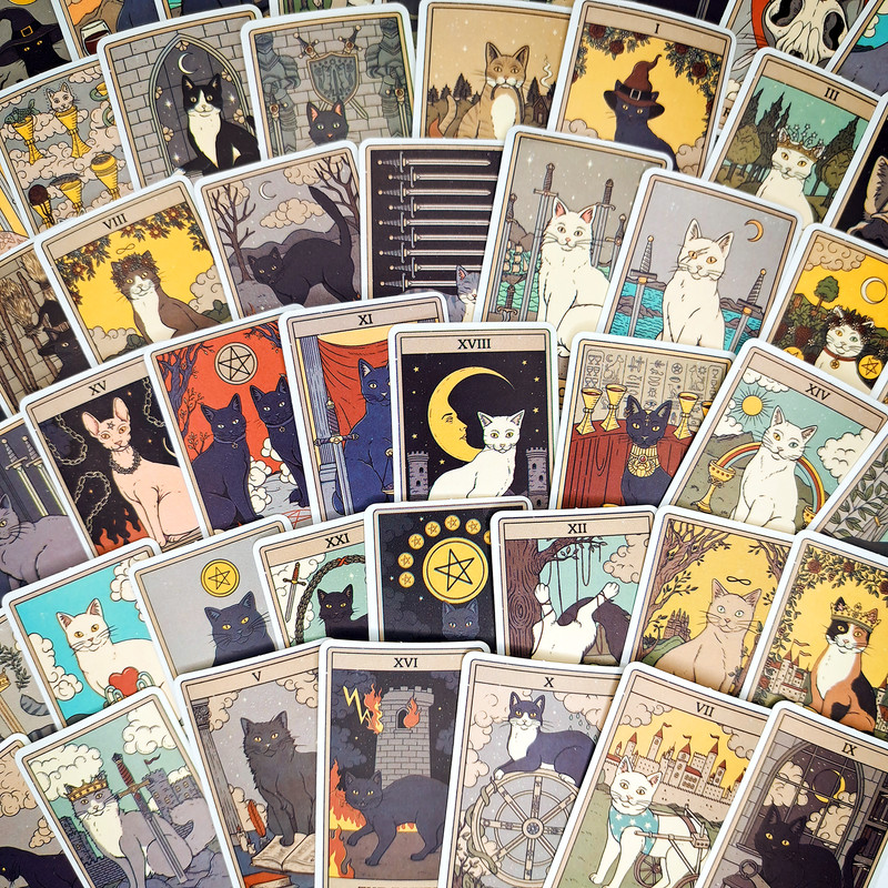VintageTarotCardsStickersZodiacAstrologyStickersHoroscopeTarotDeckLuggageDecalsStickers
