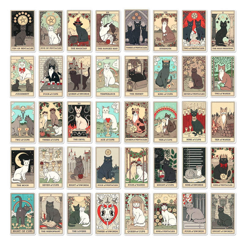 VintageTarotCardsStickersZodiacAstrologyStickersHoroscopeTarotDeckLuggageDecalsStickers