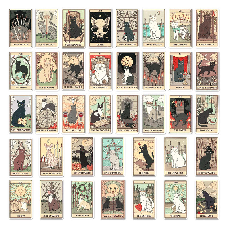 VintageTarotCardsStickersZodiacAstrologyStickersHoroscopeTarotDeckLuggageDecalsStickers