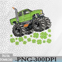 kids boys st patricks day, lucky monster truck svg, eps, png, dxf, digital download