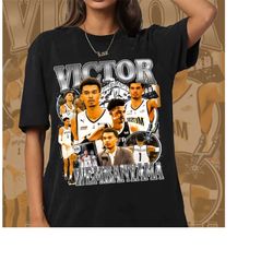 Vintage VICTOR WEMBANYAMA Style Victor Wembanyama T-Shirt, 90s Graphic Shirt, Vintage Oversized Sport Tee, Retro Basketb