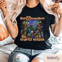 comfort color disney halloween haunted mansion shirt, the haunted mansion shirt, retro disney halloween shirt, disneylan