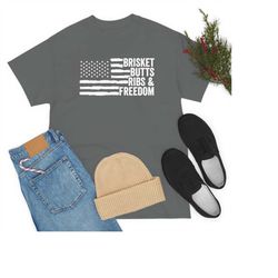 bbq shirt, bbq gifts for men, american flag shirt, grilling gifts for dad, meat smoker grill gifts, funny chef shirt, bb