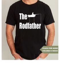 The Rodfather Shirt - Fishing T Shirt - Fisherman Shirt - Funny Fishing Shirt - Fishing Gifts - Vintage Fishing T Shirt