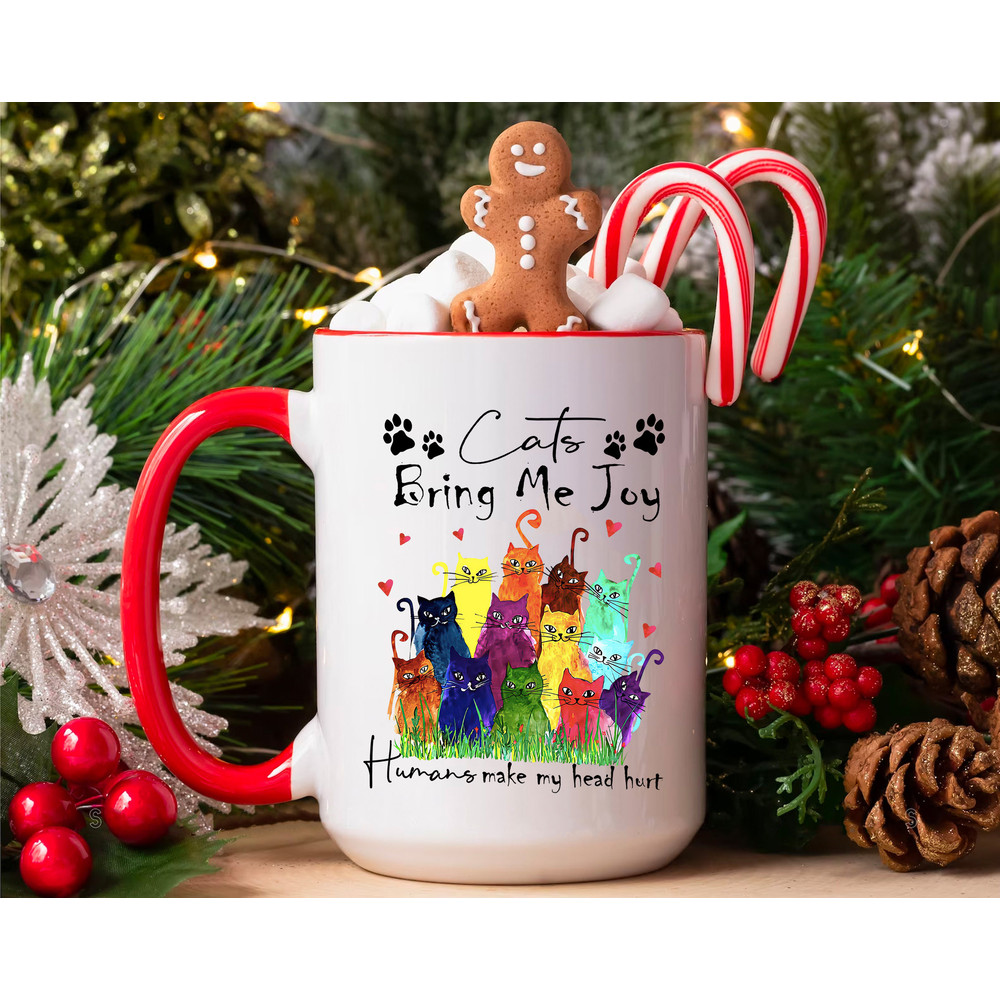 Cats Bring Me Joy Humans Make My Head Hurt Coffee Mug, Cat Love, Cat Mug, Cat Funny.jpg