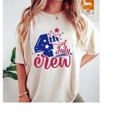 family 4th of july, fourth of july crew, independence day, 4th of july crew, family matching shirt, patriotic t-shirt
