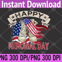 veteran us flag boots veteran happy memorial day png digital download