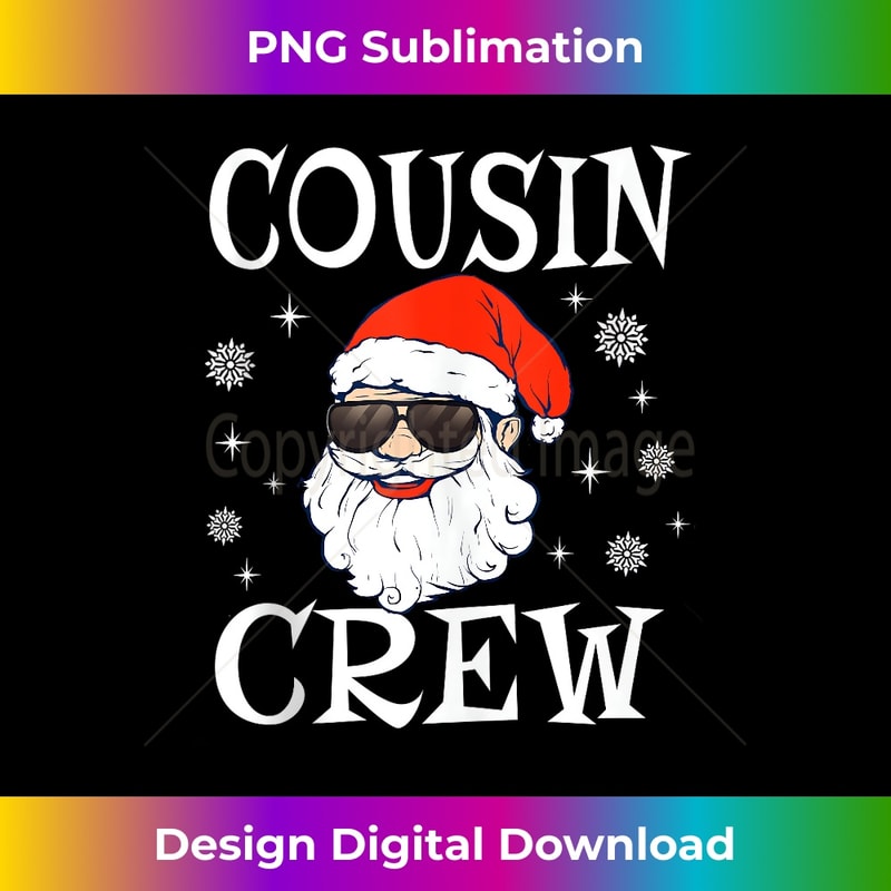 MG-20231115-936_Cousin Crew Family Christmas Pajama Santa Claus Funny Xmas Tank Top.jpg
