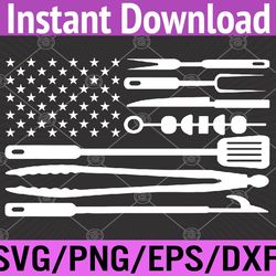 memorial day grilling svg, eps, png, dxf, digital download