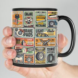 mechanic auto services mug, mechanic gifts