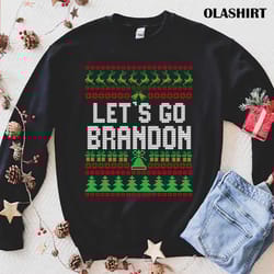lets go branson impeach 46 anti biden chant ugly christmas sweater shirt - olashirt