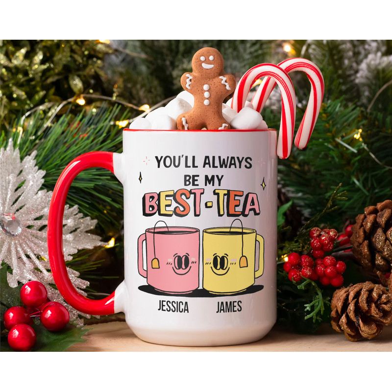 My Best Tea Mug, Personalized 11oz 15oz Ceramic Coffee Mug, Custom Bestie Gifts, Mug Christmas, Christmas 2023.jpg