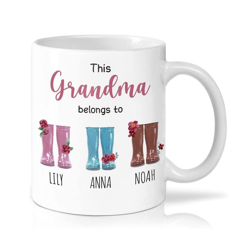 Personalize This Grandma Belongs To Mug, Best Grandma Gifts, Grandma Mugs From Grandkids, Grandma Birthday Gifts, Mother's Day Gifts.jpg