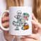 Skeleton Riding Mummy Dinosaur T Rex Halloween Coffee Mug - Dinosaur Halloween Coffee Mug.jpg