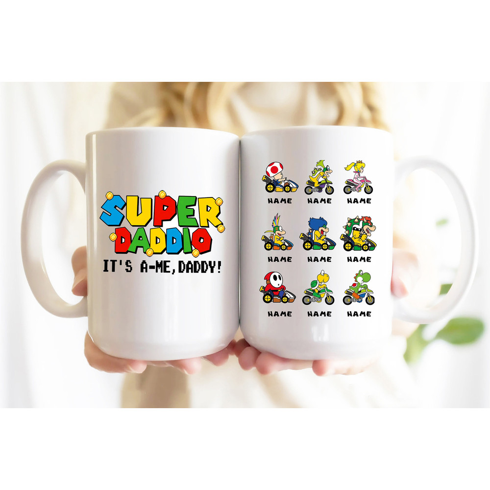Super Daddio Mug, Gamer Dad Fun Gift Novelty , New Dad Mug, Gift from Kid to Dad, Super Daddio Mug, Funny Gift For Dad, Fathers Day Mug.jpg