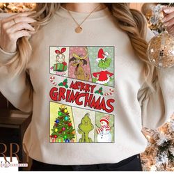 merry grinchmas shirt, grinch santa shirt, christmas grinch gift, funny grinch christmas, merry grinchmas gift, grinch f