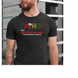 fathor shirt,new dad shirt,dad shirt,daddy shirt,father's day shirt,best dad shirt,gift for dad,daddy hero shirt,noun li