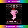 VV-20231115-5615_Santalotl, Ugly Christmas Sweater Design, Axolotl Christmas Tank Top 1.jpg