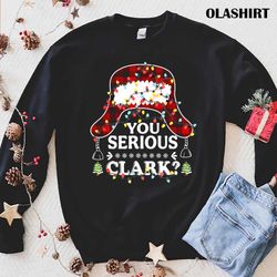 new you serious clark christmas pajamas family matching t-shirt - olashirt