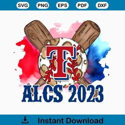 Baseball Rangers ALCS 2023 Champions MLB Team PNG File