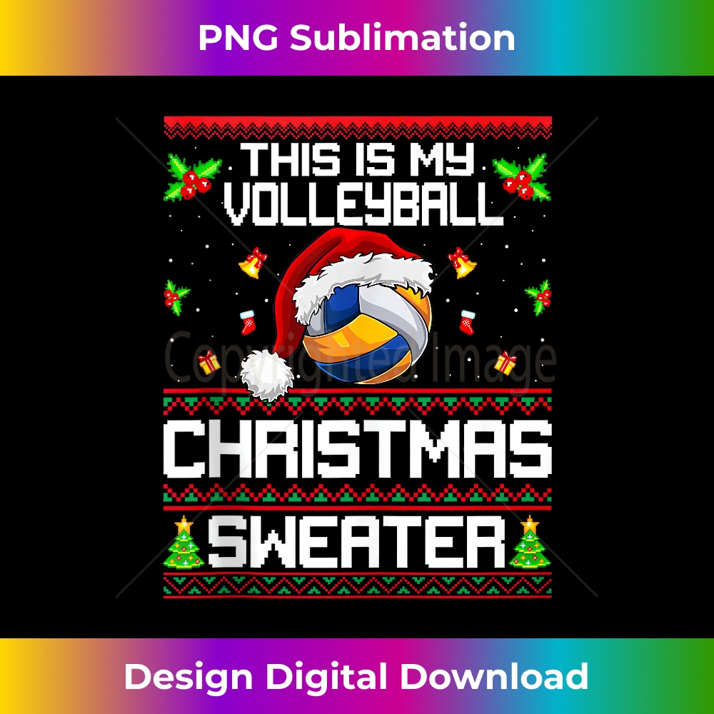 XP-20231115-6362_This Is My Volleyball Christmas Sweater Volleyball Player Tank Top.jpg