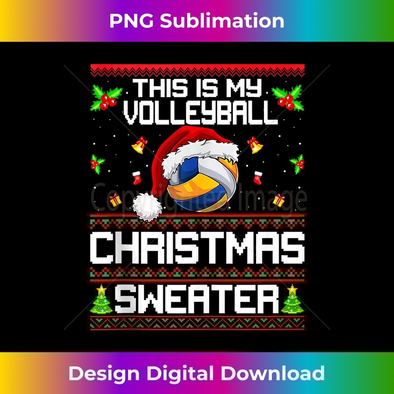 XP-20231115-6362_This Is My Volleyball Christmas Sweater Volleyball Player Tank Top.jpg