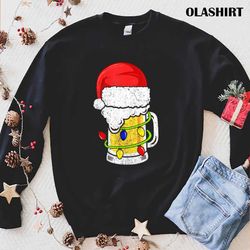 New Funny Beer Christmas Beer Sweater Adult Naughty Men & Women T-shirt - Olashirt