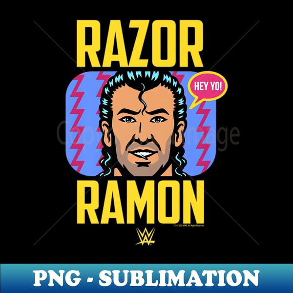 Razor Ramon Neon Big Face - Exclusive PNG Sublimation Downlo - Inspire ...