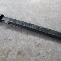 beautiful custom handmade damascus steel hunting sword with sheath