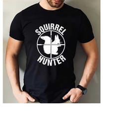 crosshair hunting shirt men, squirrel hunter shirt, mens hunting shirt, hunter shirt, camping hunting gift, squirrel shi