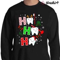 new dentist christmas ho ho ho shirt, christmas gift for dentist - olashirt