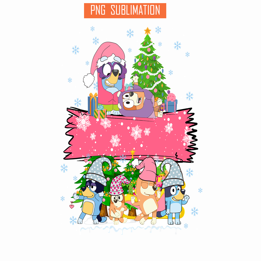 CRM13112328-Cozy Bluey In Christmas PNG, Christmas Time PNG, Happy Christmas PNG.png