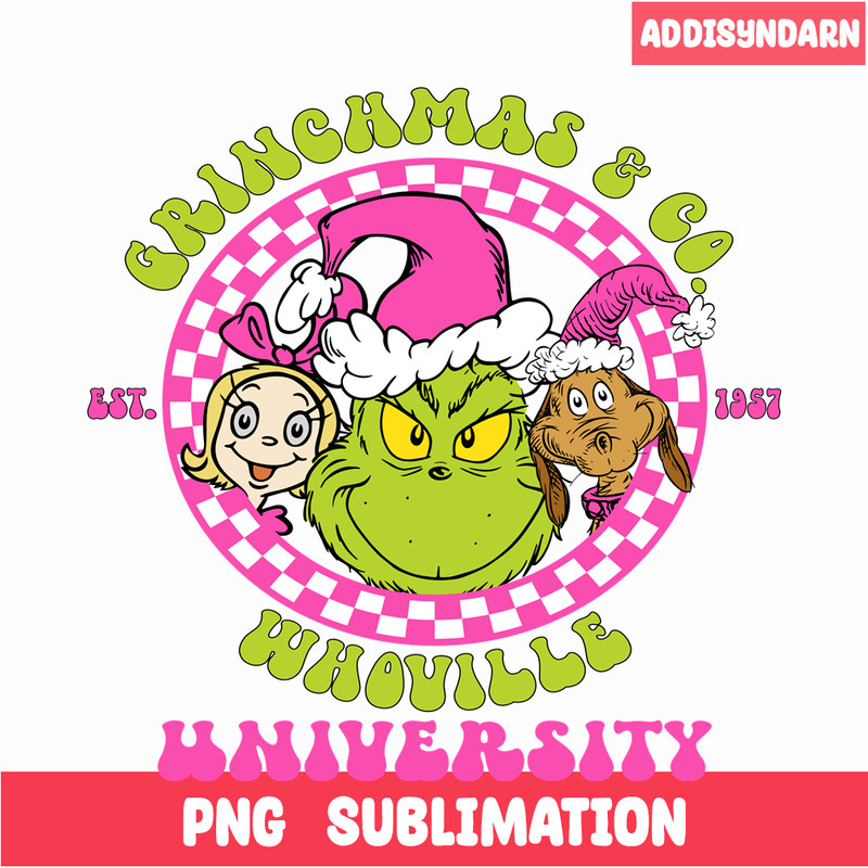 CRM13112359-Grinchmas And Co SVG PNG DXF EPS JPG, Whoville University SVG, Grinch SVG.png