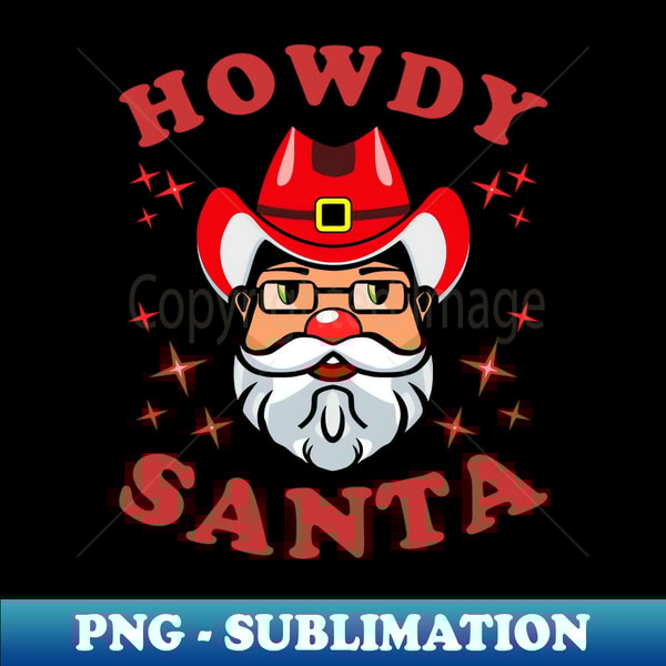 ZP-20231115-19230_Santa Claus Cowboy Hat Red Christmas Xmas 3113.jpg