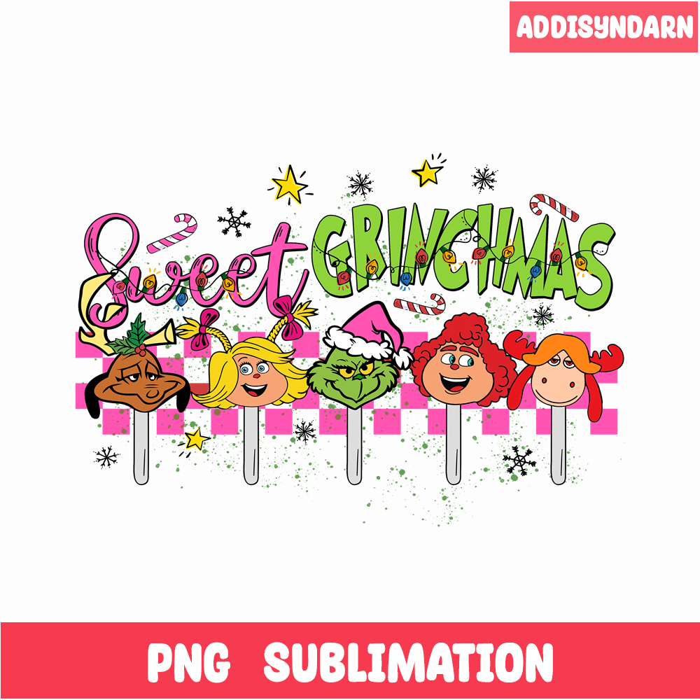 CRM13112383-Sweet Grinchmas PNG, Lolipop Grinch PNG, Grinch Funny PNG.png