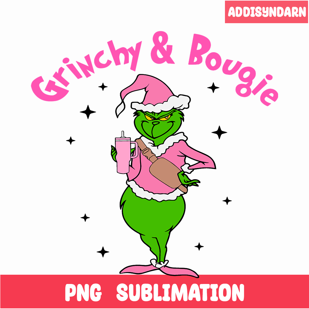 CRM13112385-Grinchy And Bougie PNG, Extra Grinchy PNG, Funny Christmas PNG.png