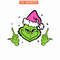 CRM13112386-Grinch Middle Finger PNG, Funny Grinchy PNG, Sassy Grinch Christmas PNG.png