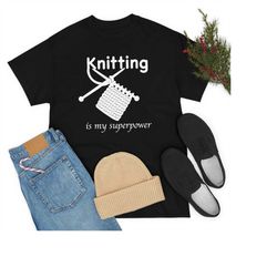 knitting shirt  knitting is my superpower shirt  grandma knitting shirt  kniting lover shirt  knitter gift  funny mom sh