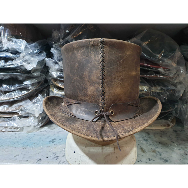 Steampunk Topper Leather top Hat (6).jpg