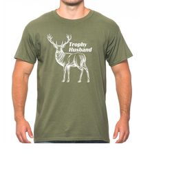Deer Hunting Shirt, Hunter Shirt Funny, Men's Funny Shirt, Funny Shirts for Men, Trophy Husband, Wedding Gifts, Gifts Fo