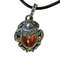 Egyptian Scarab Beetle Necklace Cord Baltic Amber 525 Silver Insect Jewelry Pendant Necklace.jpg