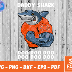 Cincinnati Bengals Daddy Shark Nfl Svg , Daddy Shark   NfL Svg, Team Nfl Svg 08