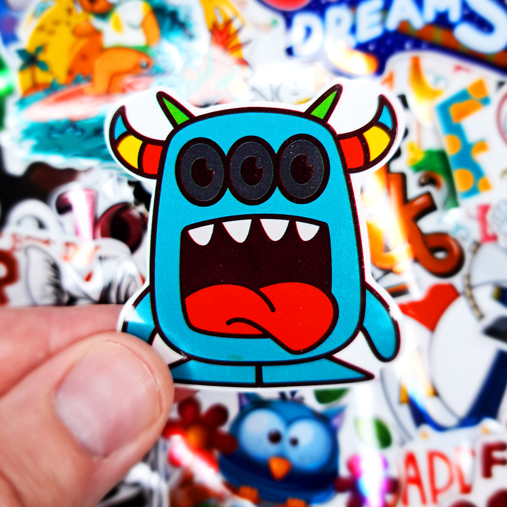 VividEmotionsStickersPackFunnyChildrenStickersCartoonAnimeStickersSchoolLifestyleLaptop