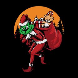 santa the grinch svg, grinch christmas svg, grinch svg, grinch christmas png - logo grinch png - digital download