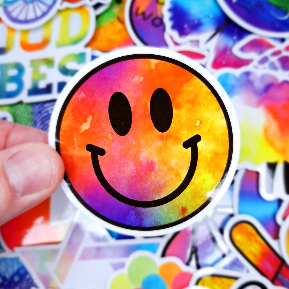 HappyRainbowStickersPackLGBTQStickersPrideMonthGayandLesbianStickersQueerStickersFunny