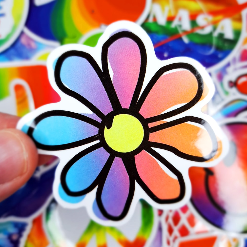 HappyRainbowStickersPackLGBTQStickersPrideMonthGayandLesbianStickersQueerStickersFunny