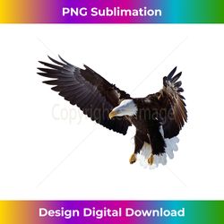 Lovely American Bald Eagle In Flight Photo Portrait Tank T - Minimalist Sublimation Digital File - Spark Your Artistic Genius