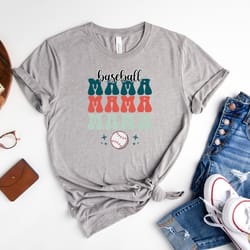 groovy baseball shirt for baseball mom, t-mom shirt, baseball shirt for women, baseball season t-shirt, sports mom tee,